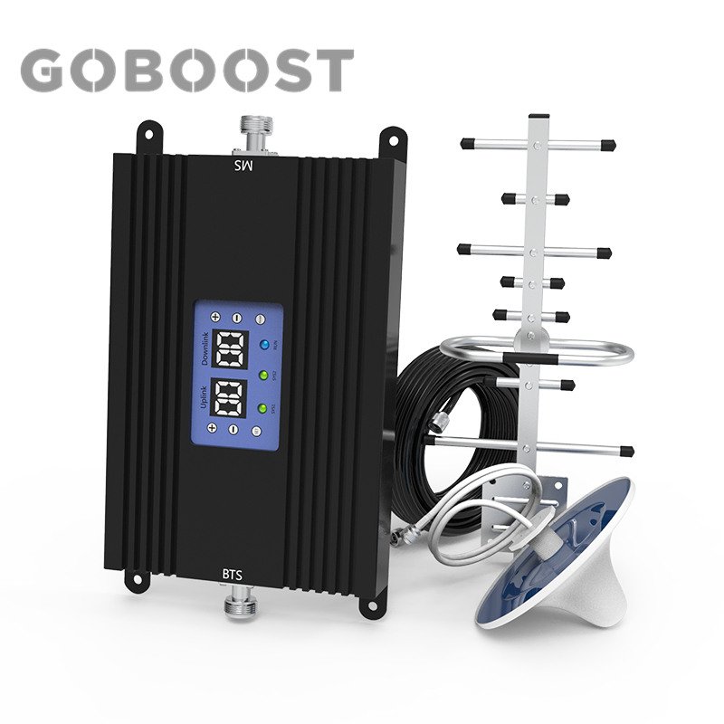 Powerful signal booster 850 1900 MHz phone signal booster quad band banda 2 4 3g 4g network booster